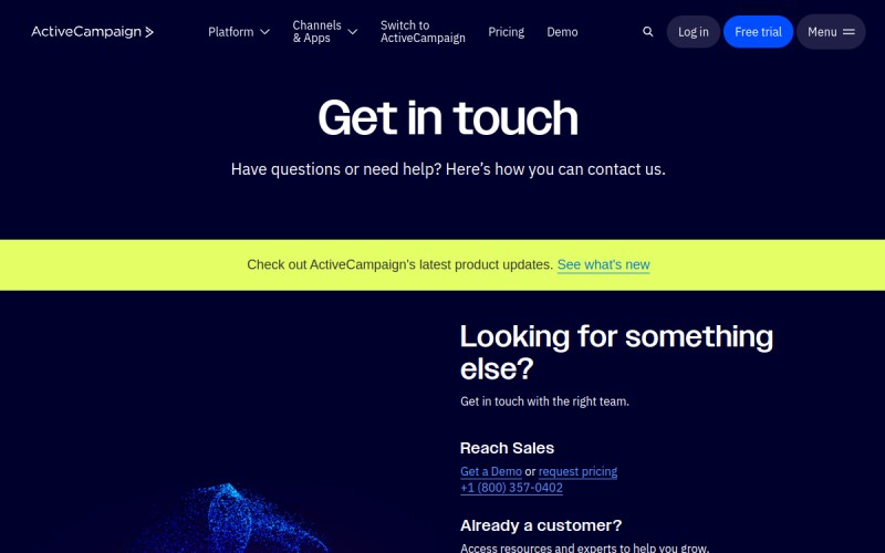 The front page of acems1.com