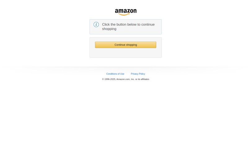 The front page of amazon.com