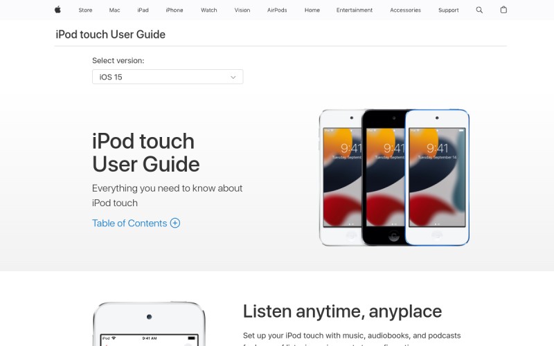 The front page of apple-ipod.ca