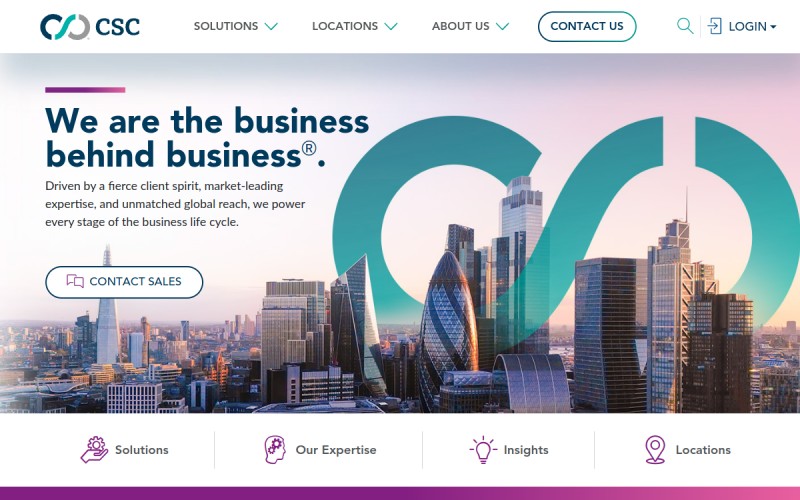 The front page of cscinfo.com