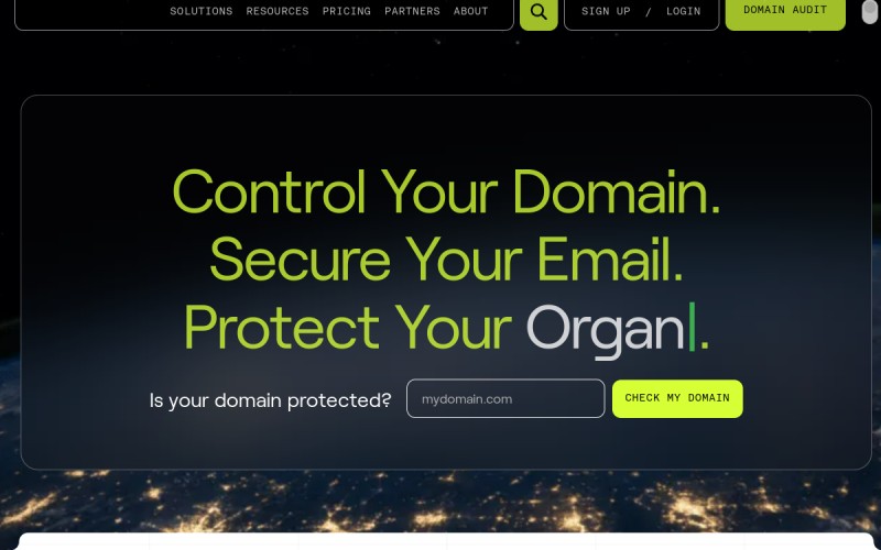 The front page of dmarcian.com