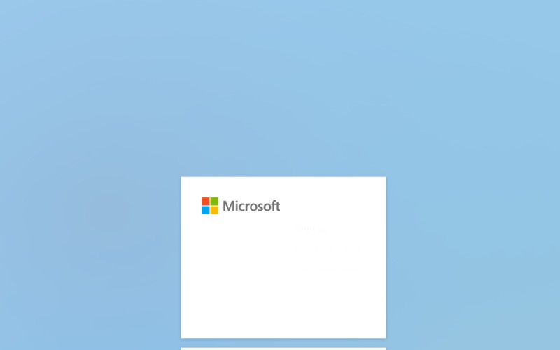The front page of domains.microsoft