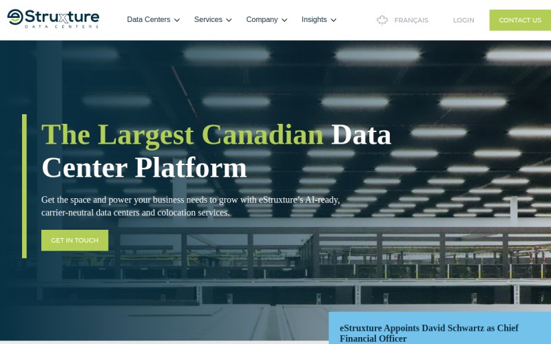 The front page of estruxture.com