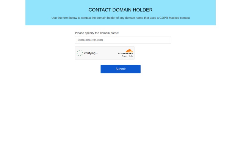 The front page of gdpr-masked.com
