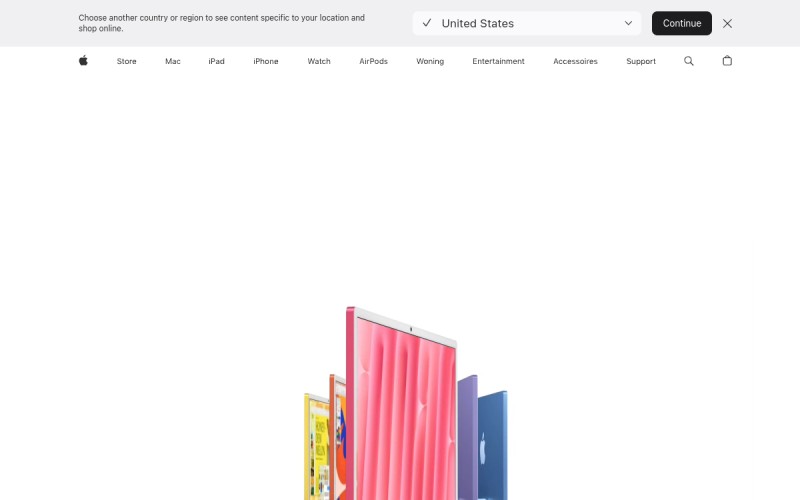 The front page of imac.nl
