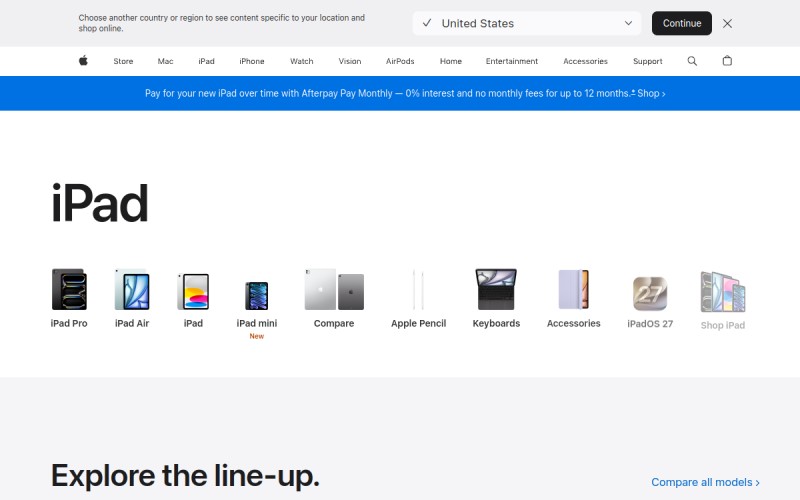 The front page of ipadaustralia.com