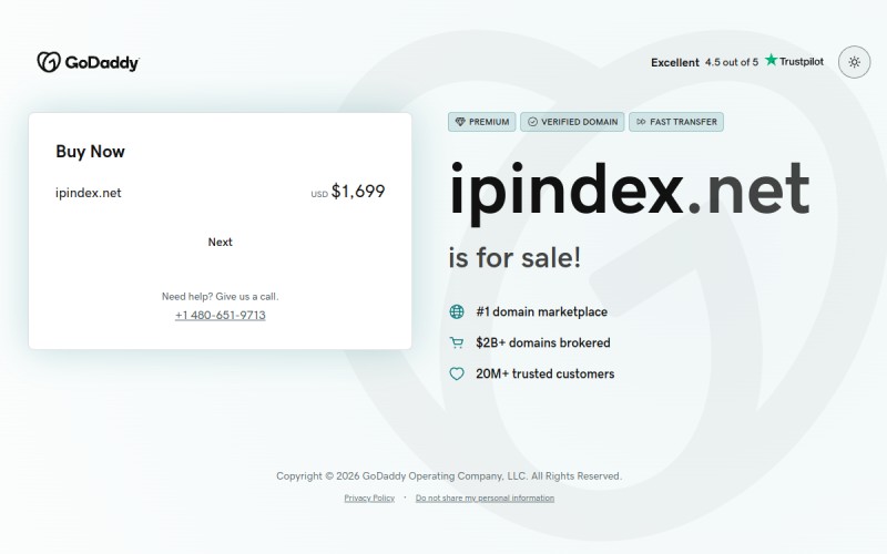 The front page of ipindex.net