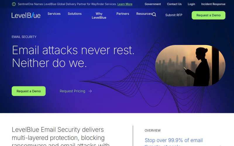 The front page of mailmarshal.cloud