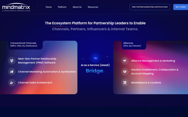 The front page of mindmatrix.net
