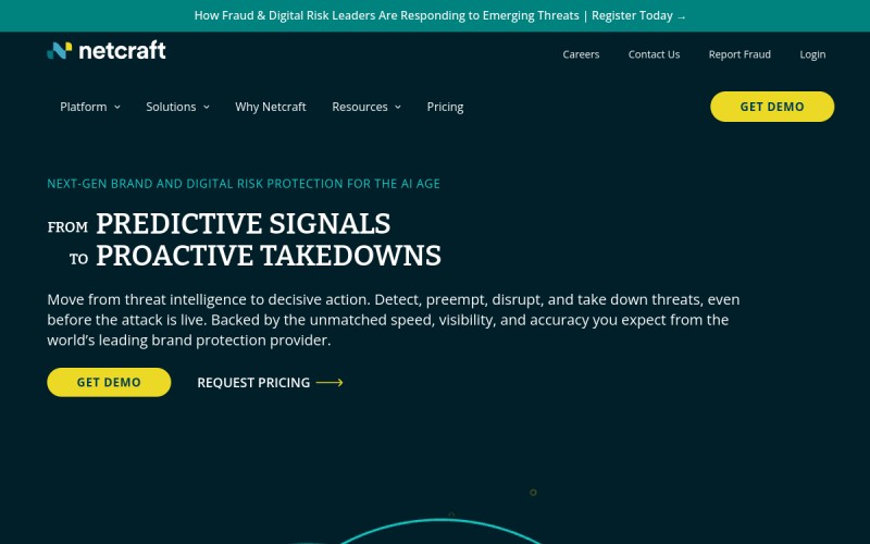 The front page of netcraft.com