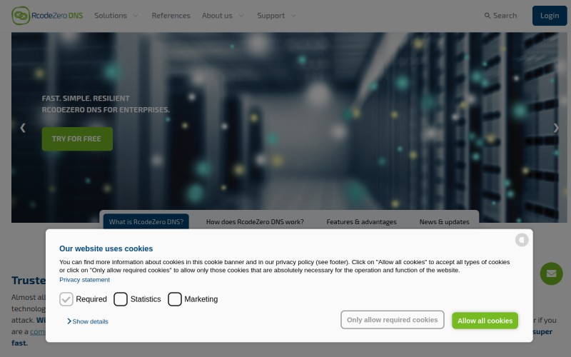 The front page of rcode0.net