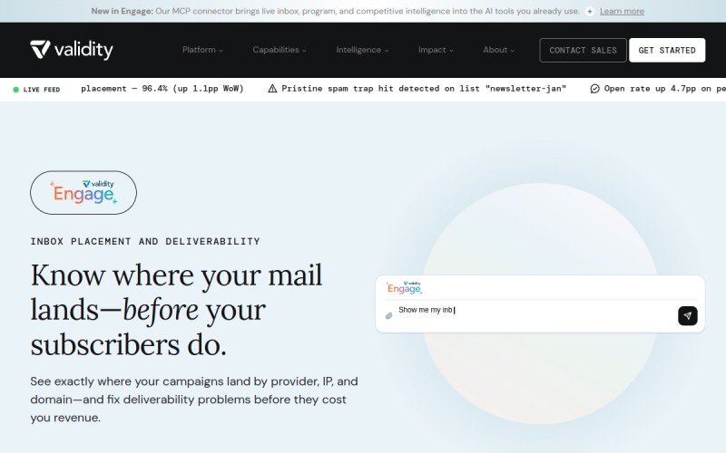 The front page of returnpath.net