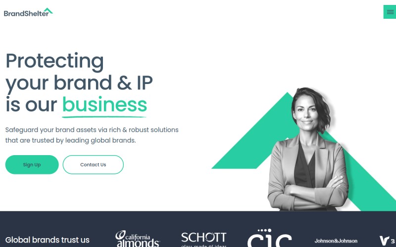 The front page of safebrands.com