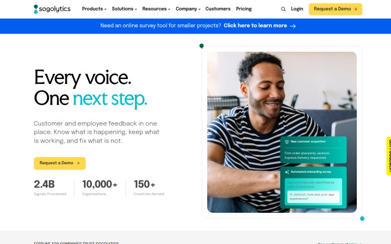The front page of sogolytics.us
