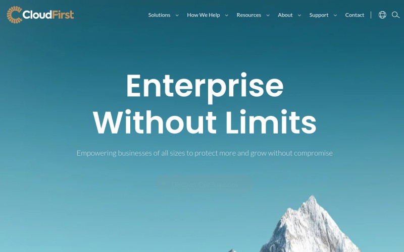 The front page of totalserversolutions.com