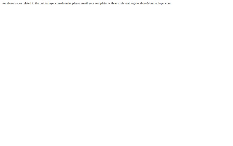 The front page of unifiedlayer.com