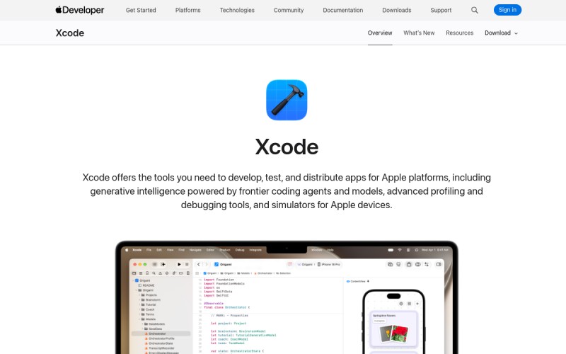 The front page of webobjects.com
