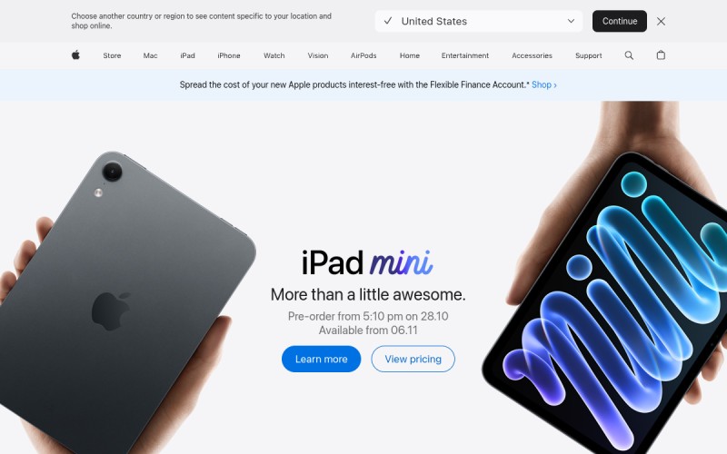The front page of xemplar.co.uk